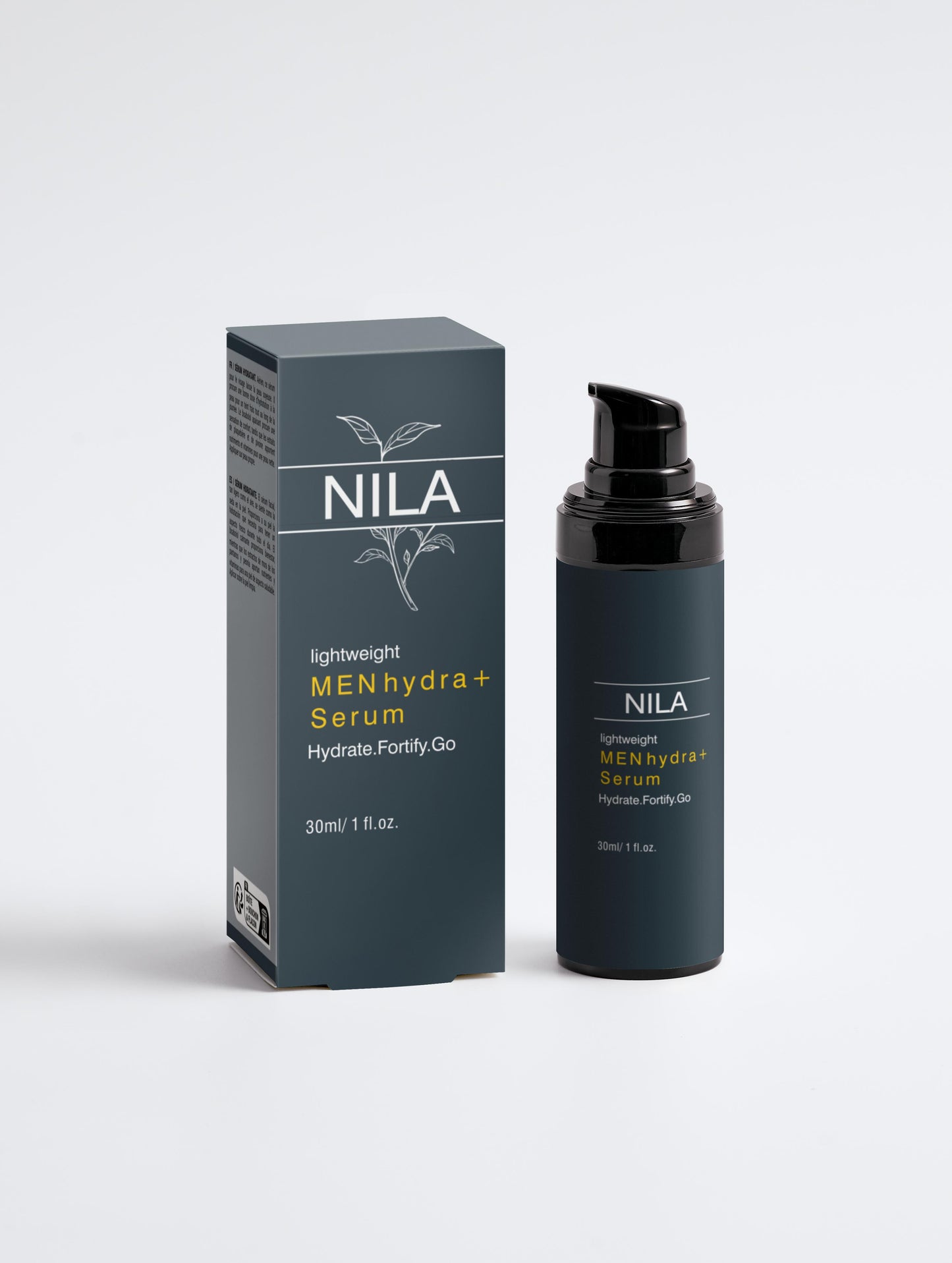 NILA MEN hydra+ Serum ,Naturally Hydrating