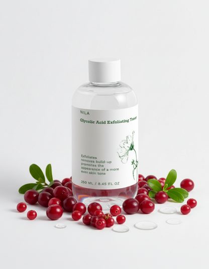 NILA Natural Glycolic Acid Exfoliating Toner