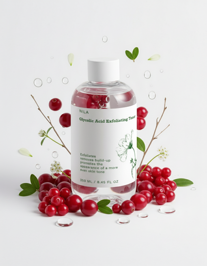 NILA Natural Glycolic Acid Exfoliating Toner